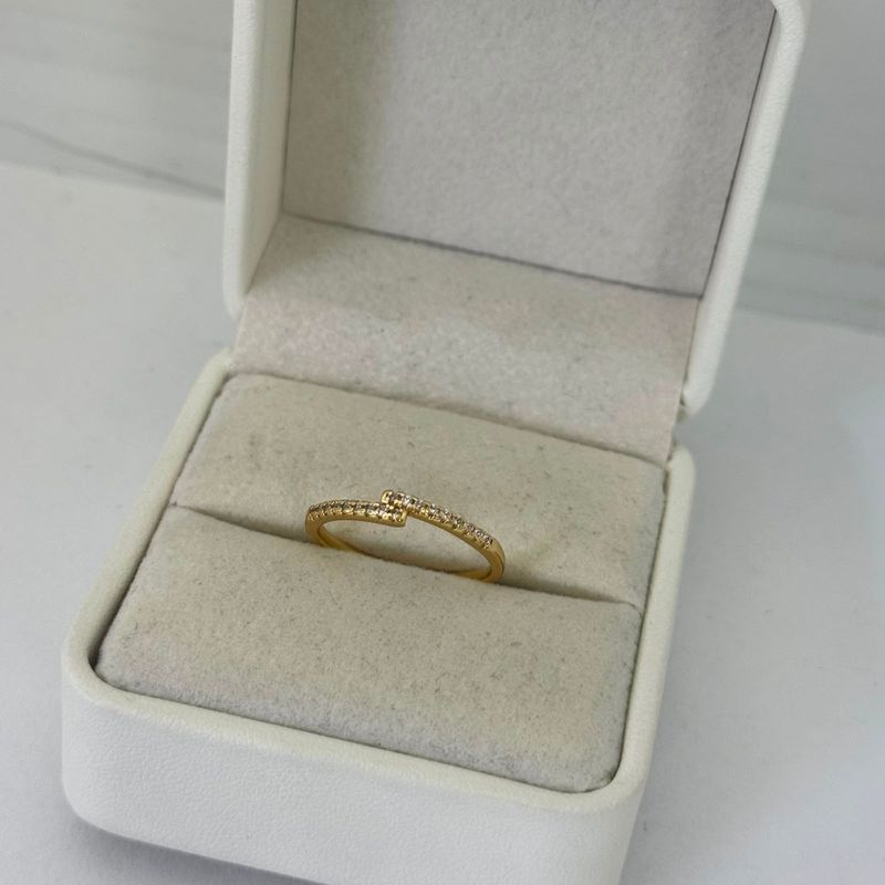 Anillo Doble Circonias